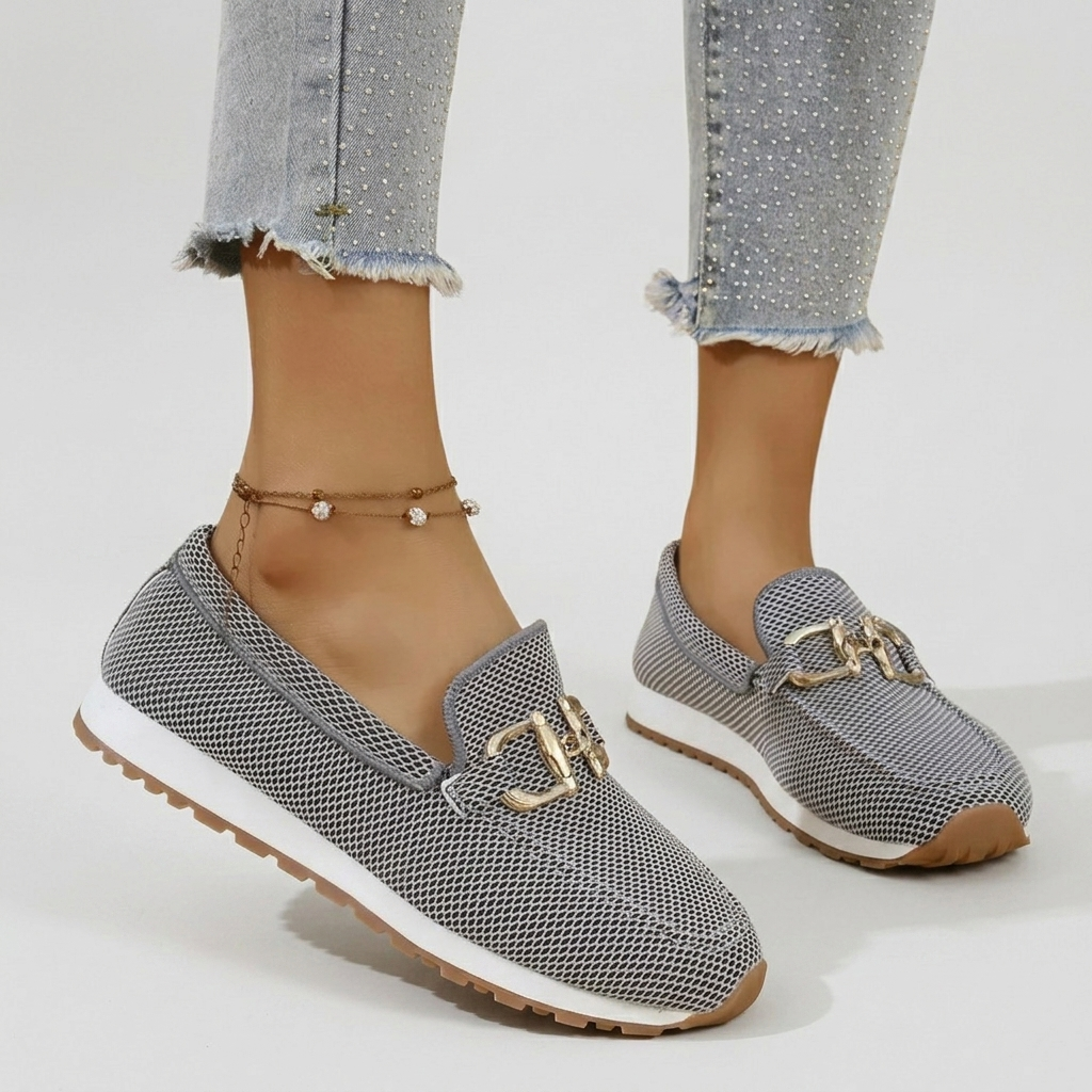 Mocassins Orthopédiques Femme Chaussures Confortables Sans Lacets Légères