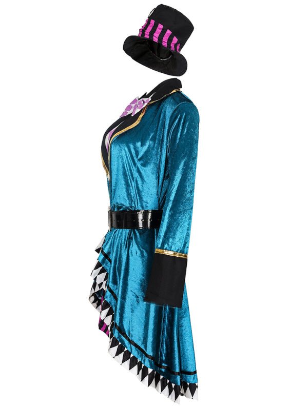 Dames Fantasy Chapelier Fou Costume d'Halloween Robe | Mini