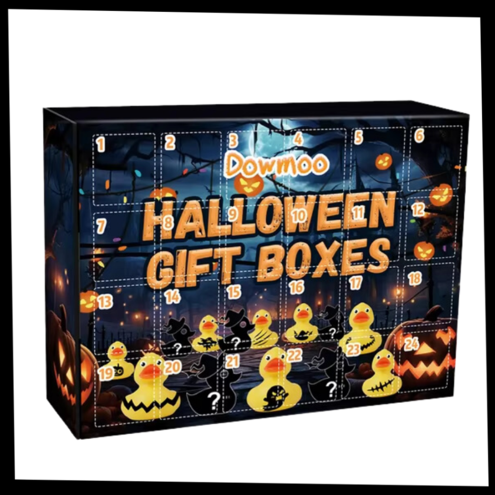 Calendrier de l'Avent Canard – Thème Halloween & Noël avec Surprises