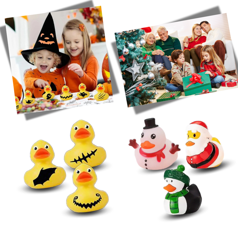 Calendrier de l'Avent Canard – Thème Halloween & Noël avec Surprises