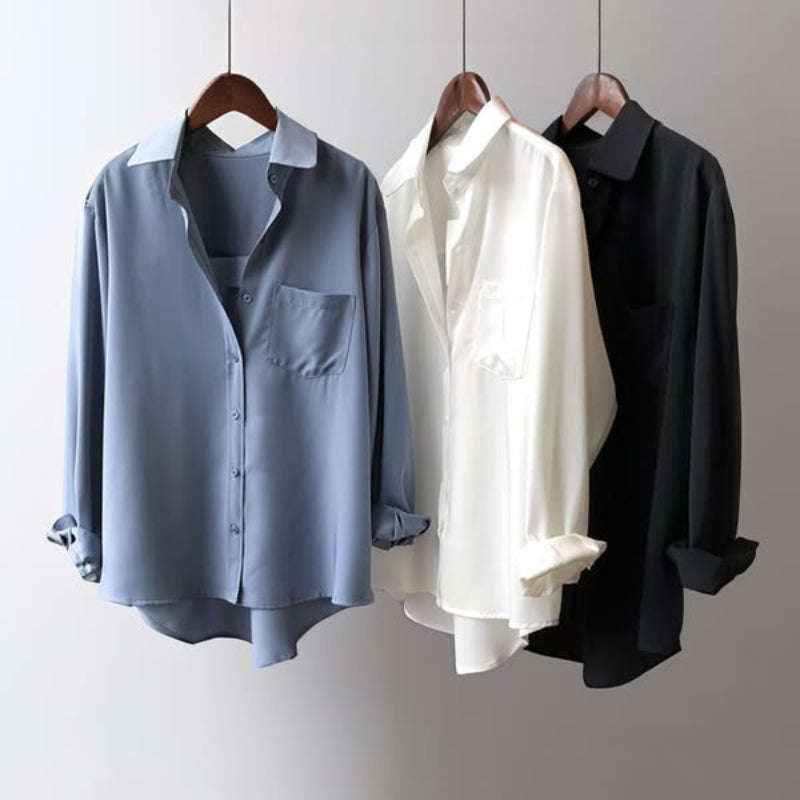 Ellie™ - Élégante blouse en soie