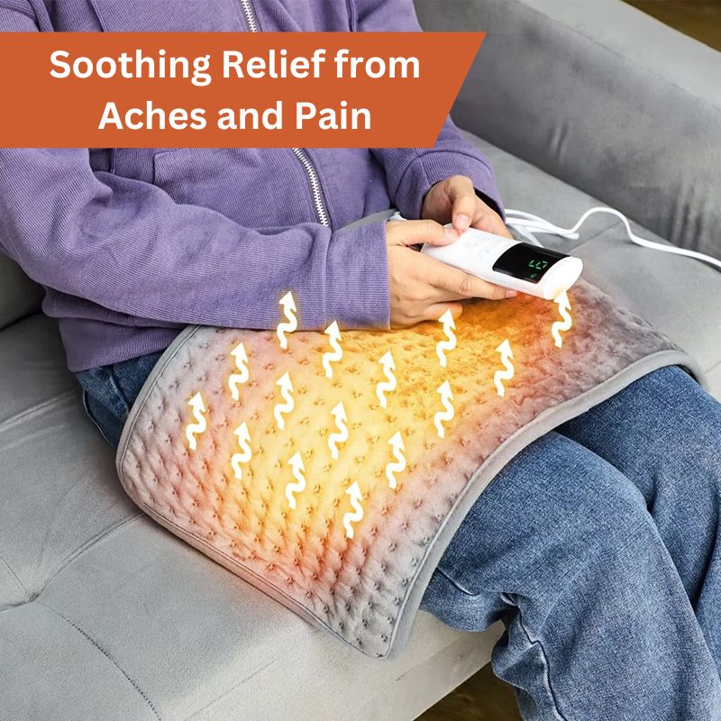 Coussin Chauffant Électrique avec Minuteur – Température Réglable