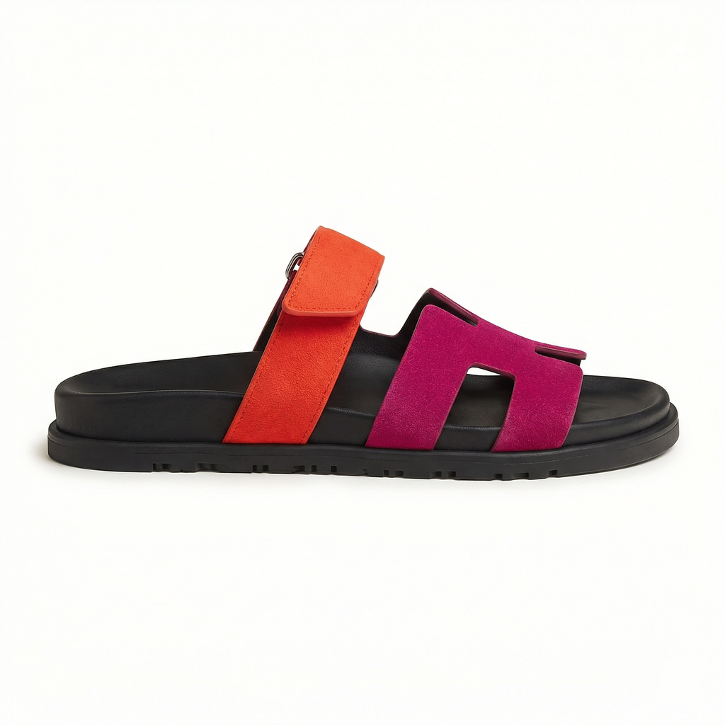 Sandales pour femmes avec design ouvert et semelle plate