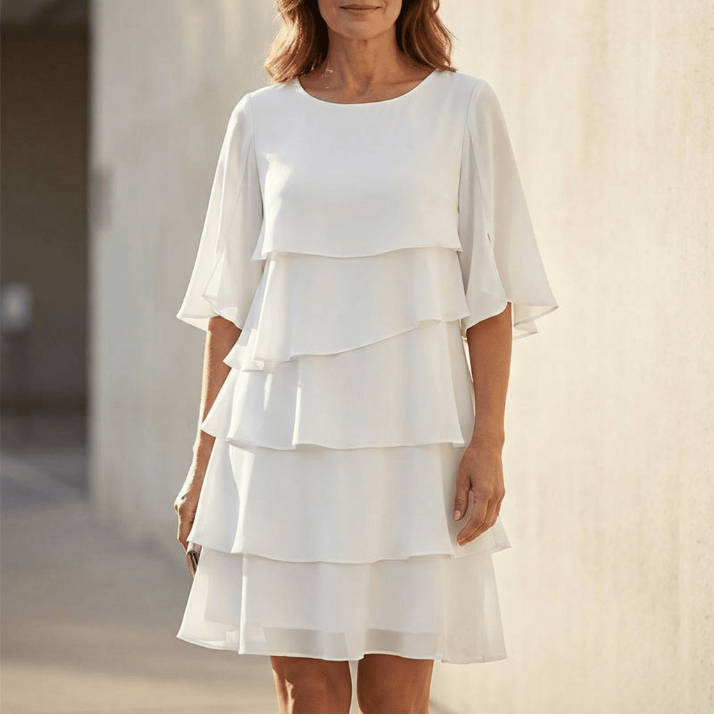 Florelle – Robe à volants superposés pour femmes