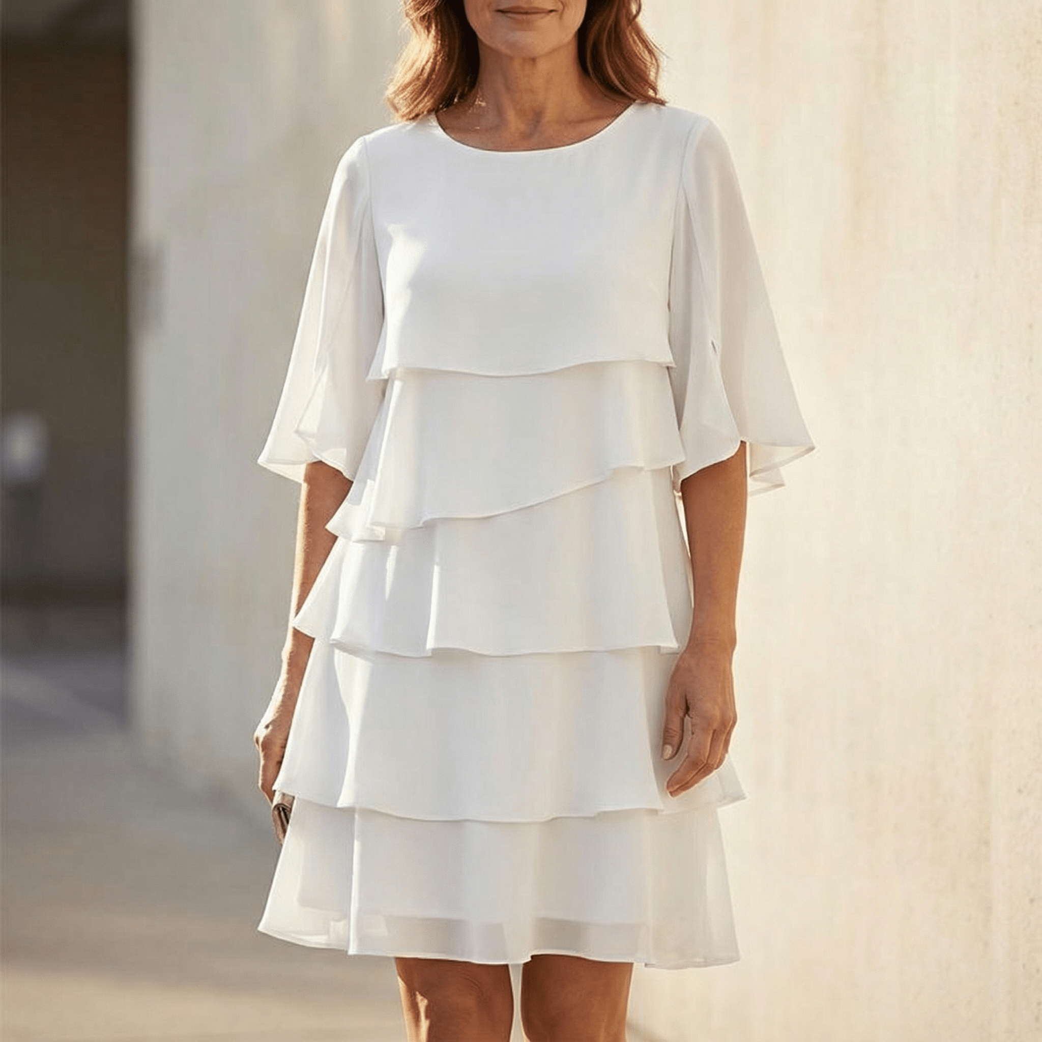 Florelle – Robe à volants superposés pour femmes