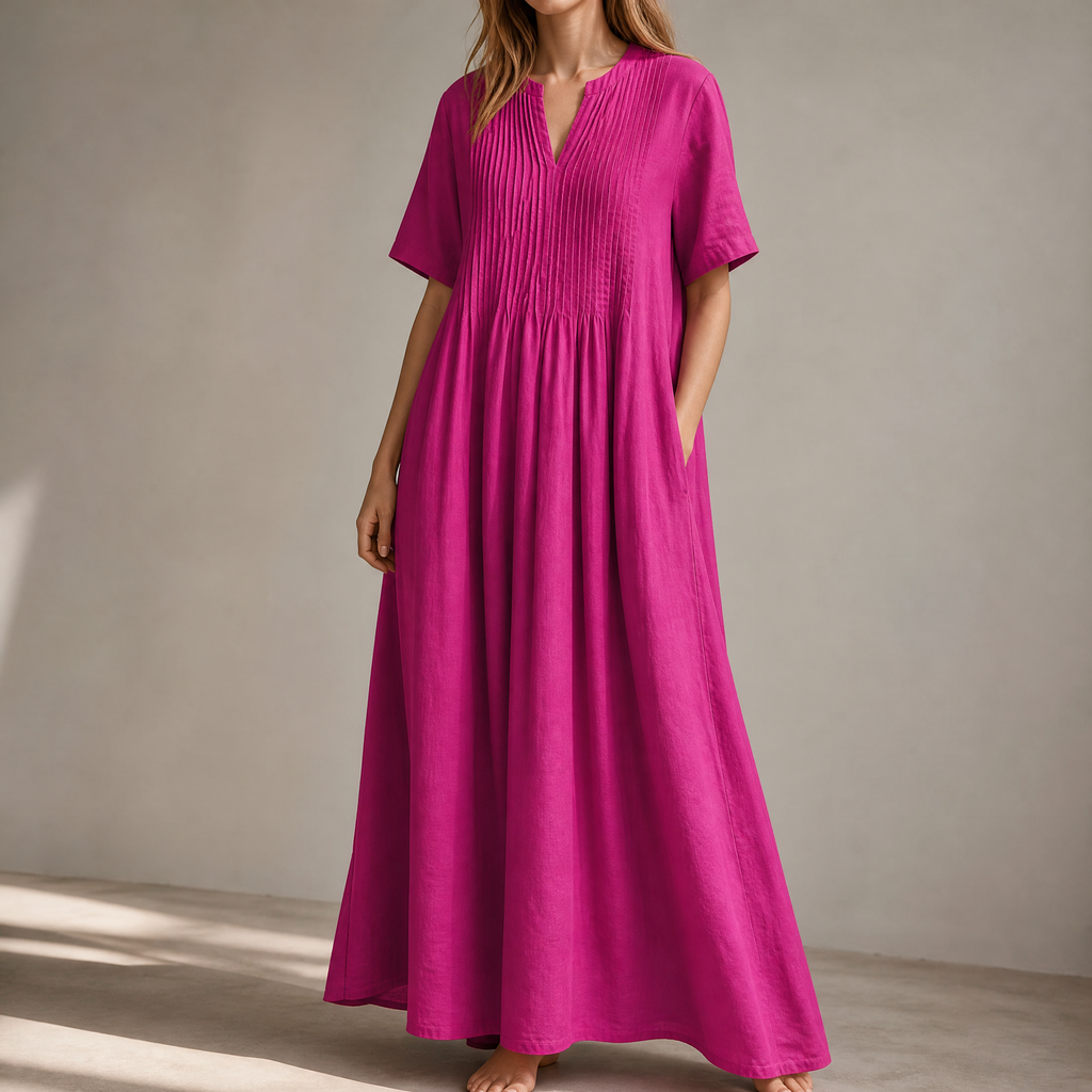 Wren – Robe Maxi à Pince pour Femme avec Poches