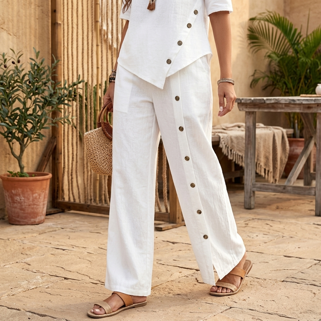 Elivara – Ensemble asymétrique pour femmes en deux pièces