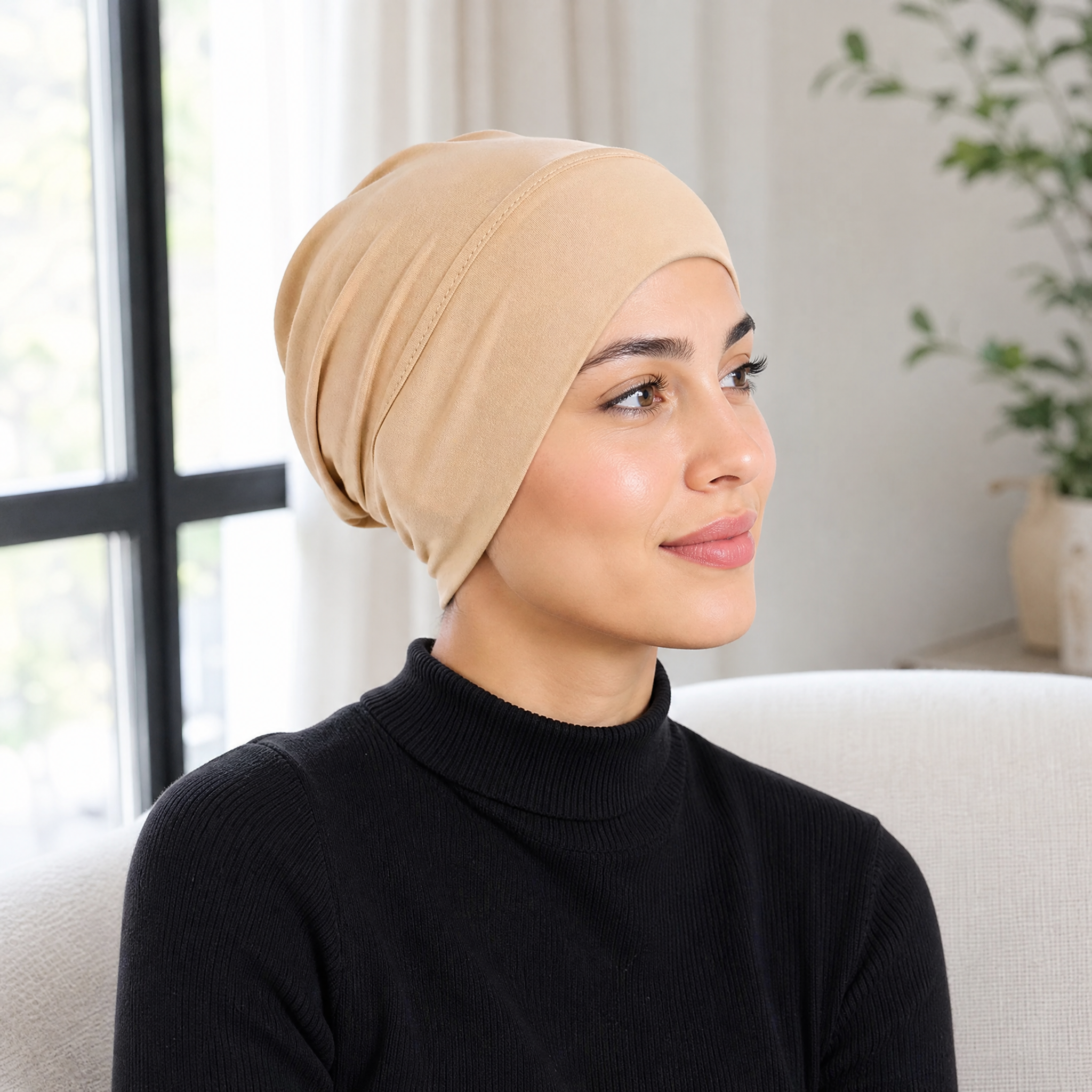 Solenna – Bonnet Turban Doux et Élastique