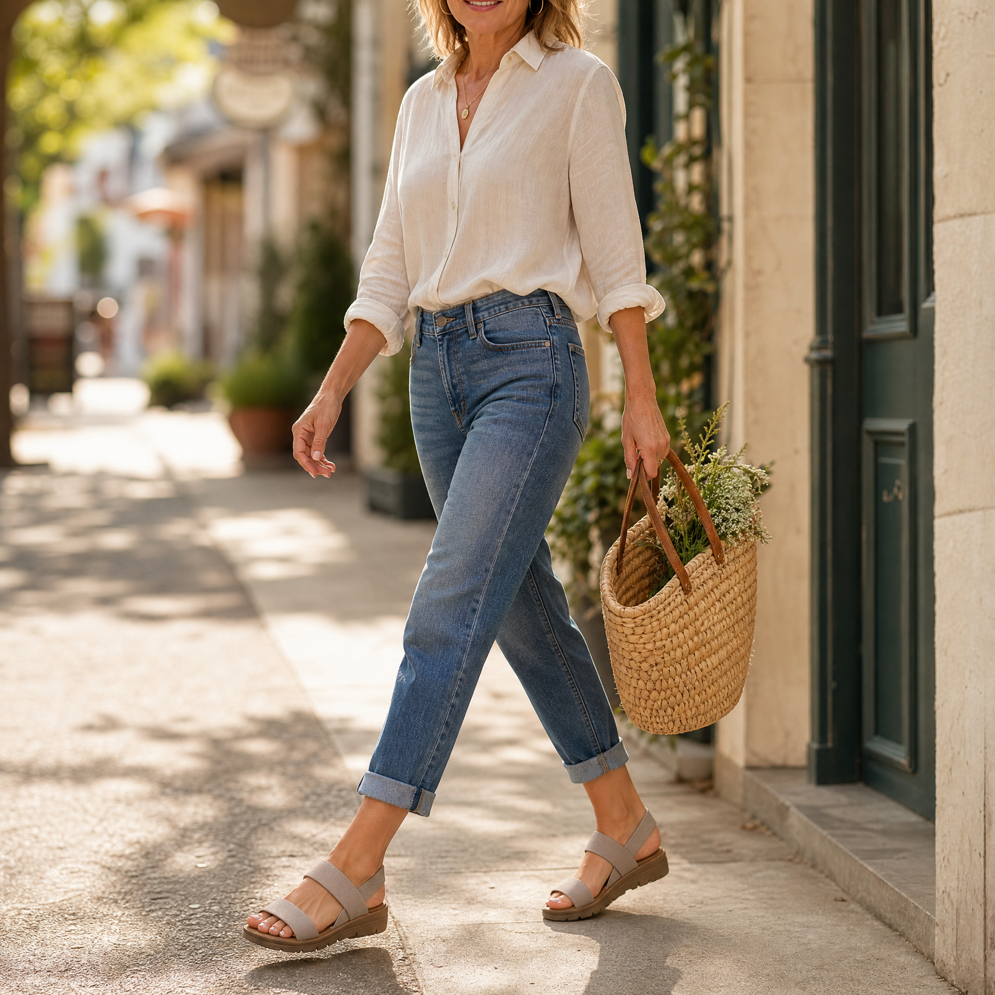 Mirelle – Sandales de marche avec sangles extensibles