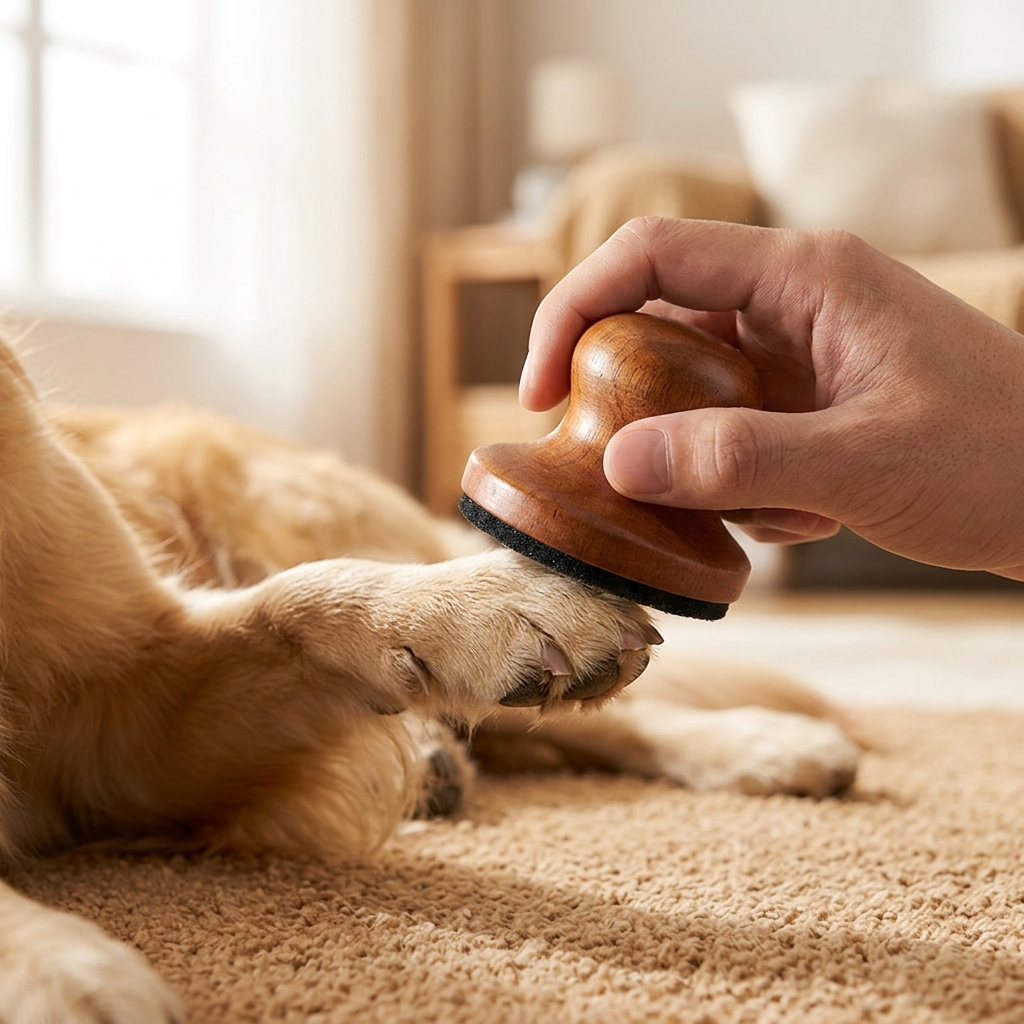 Pawsmooth – Lime à ongles silencieuse pour chien avec 3 coussinets de ponçage