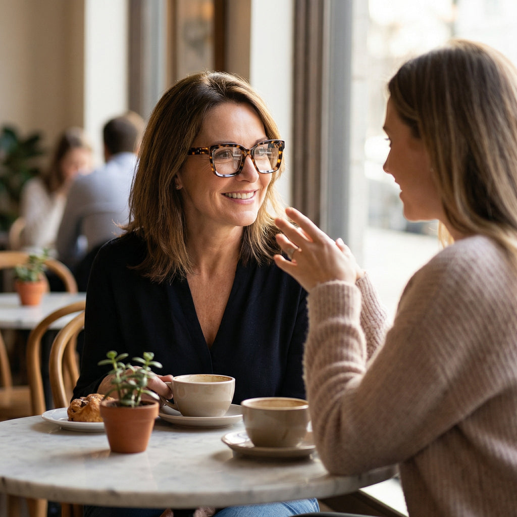 Clarelle – Lunettes de lecture surdimensionnées en écaille pour femmes