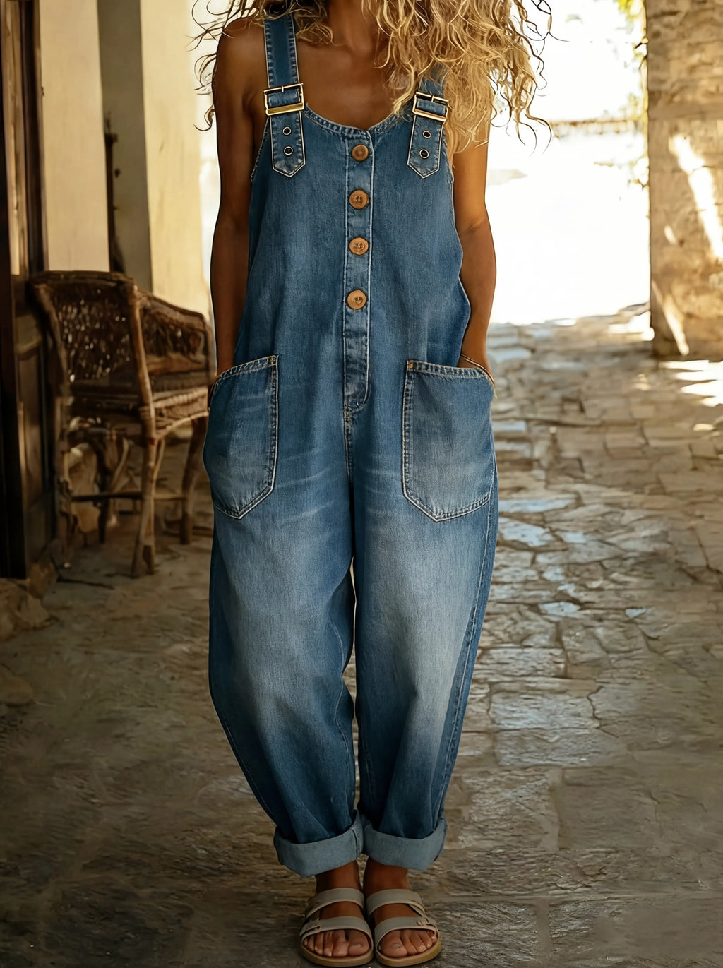 MOREAU LYON | COMBINAISON EN DENIM POUR FEMME