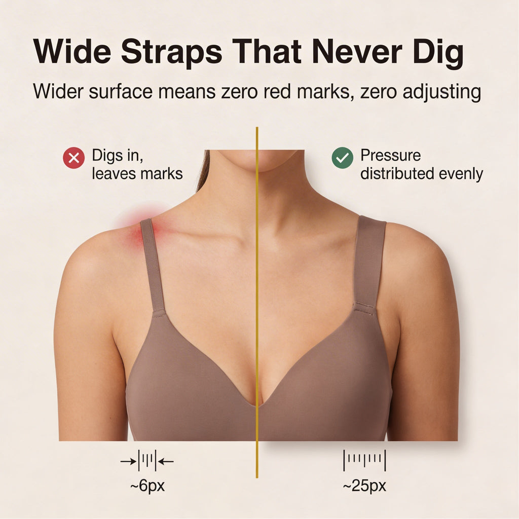 Veluna – Soutien-gorge sans fil à décolleté profond sans couture