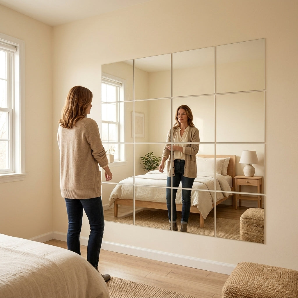 Clearvue – Miroirs Muraux en Acrylique Incassables de Pleine Longueur