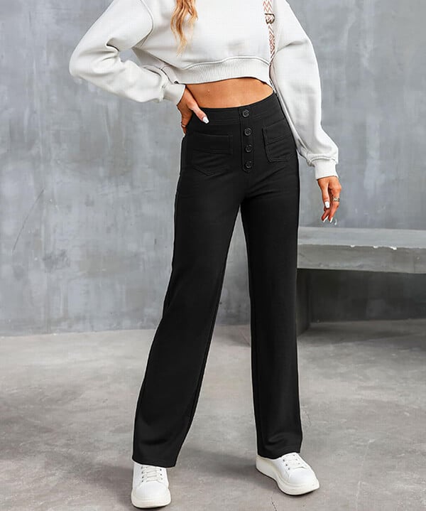 Pantalon extensible élastique