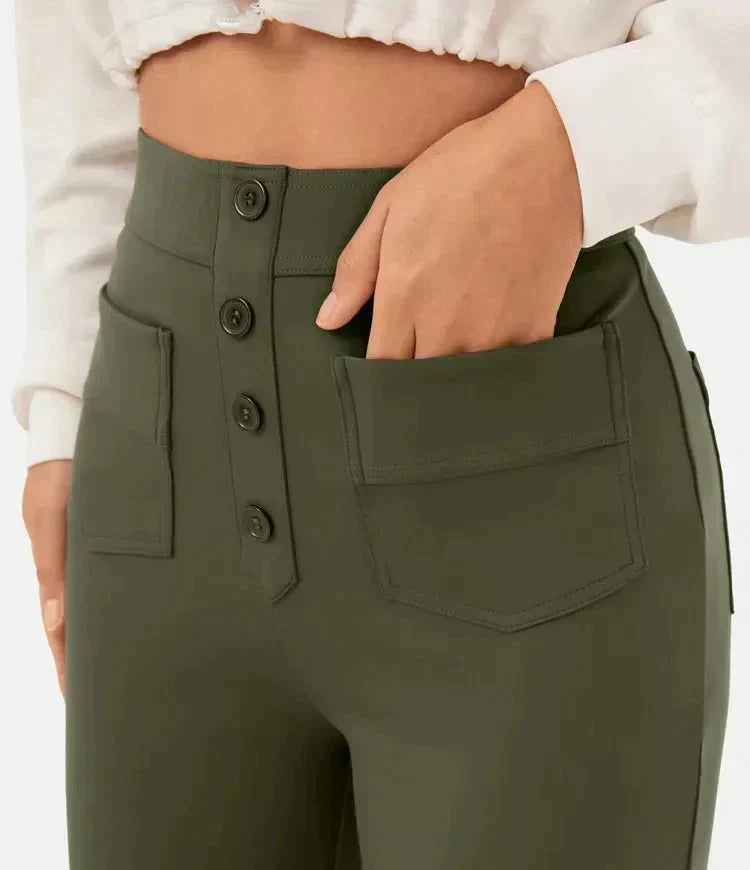 Pantalon extensible élastique