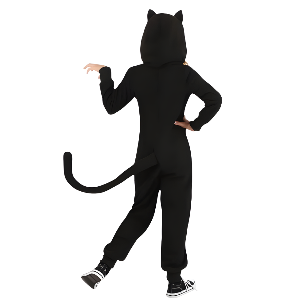 Costume de Chat Noir pour Enfants - Onesie Halloween