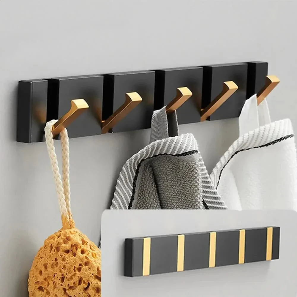 Crochet mural en acier inoxydable élégant – Gain de place et style pour chaque maison