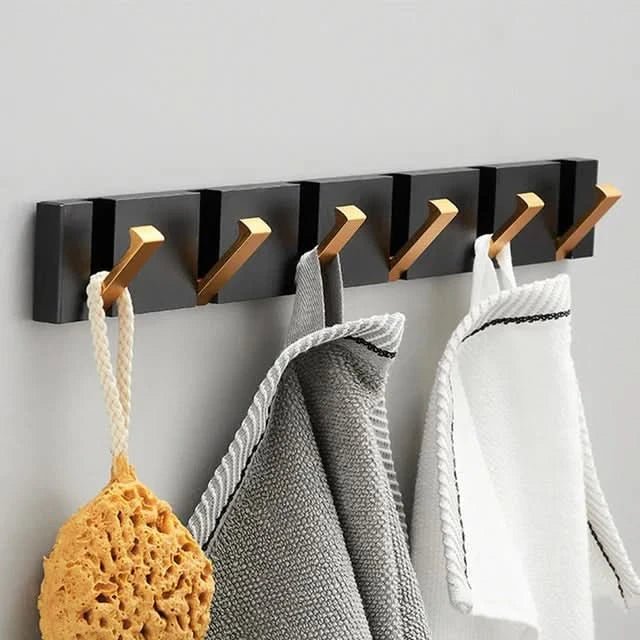 Crochet mural en acier inoxydable élégant – Gain de place et style pour chaque maison