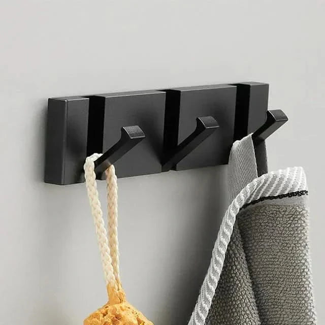 Crochet mural en acier inoxydable élégant – Gain de place et style pour chaque maison