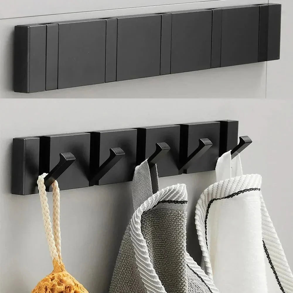 Crochet mural en acier inoxydable élégant – Gain de place et style pour chaque maison