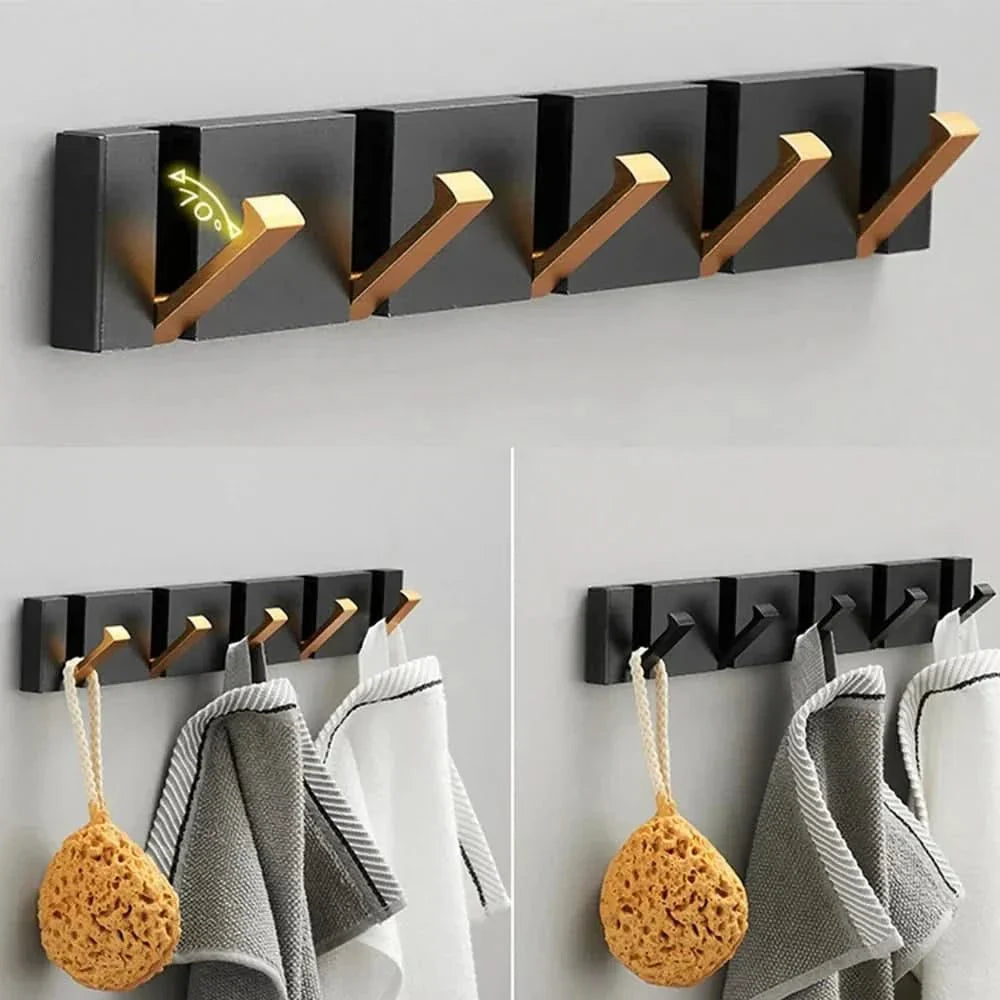 Crochet mural en acier inoxydable élégant – Gain de place et style pour chaque maison