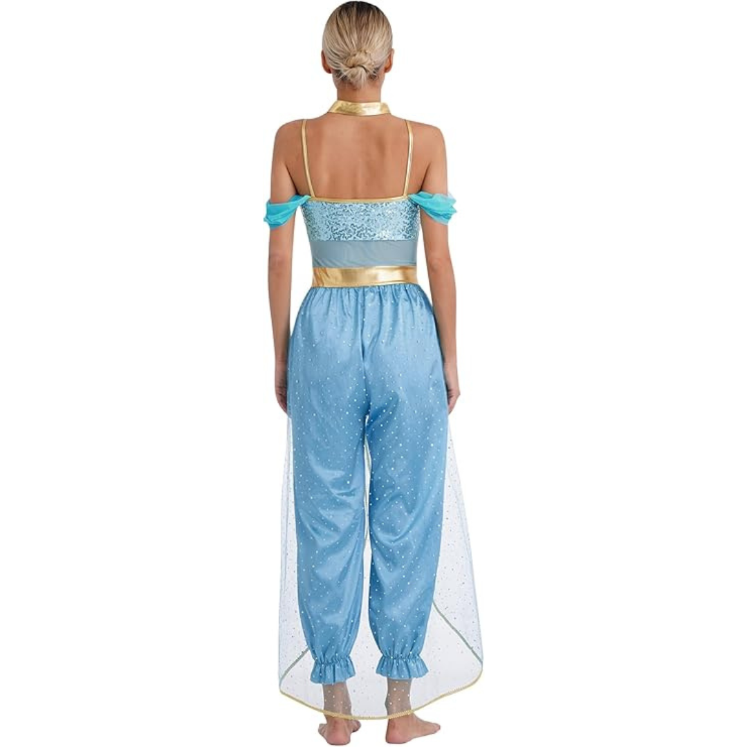 Costume d'Halloween Femme Jumpsuit | Paillettes Sans Manches