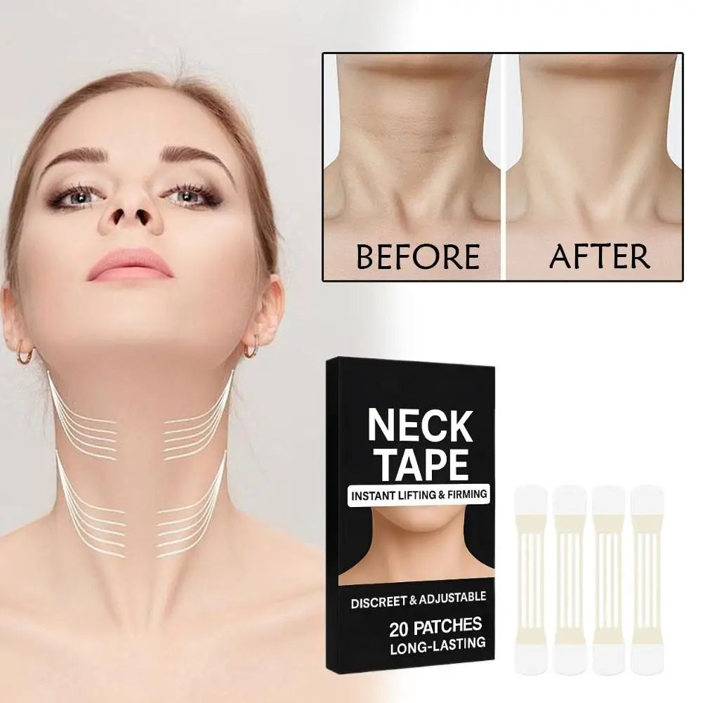 LiftEase Neklift Tape | Ruban invisible pour une apparence jeune et un soutien confortable