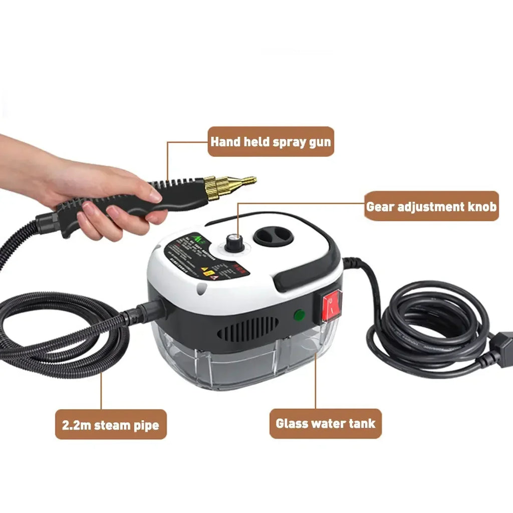 StoomKracht Nettoyeur à Vapeur Haute Pression | Nettoyeur à vapeur puissant pour un nettoyage en profondeur et une hygiène