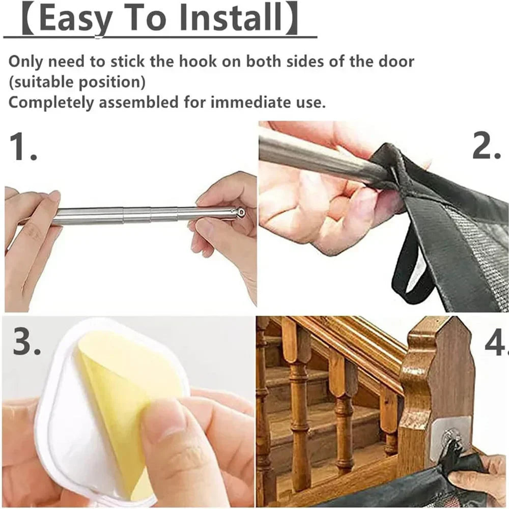 VeiligHek Barrière de Sécurité Pliable | Barrière flexible et sécurisée pour l'intérieur et l'extérieur