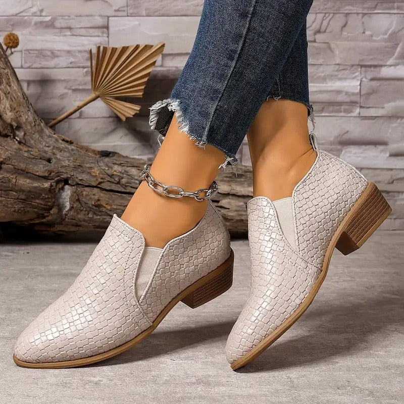 Adelyn | Chaussures en cuir classiques pour femmes, élégantes et orthopédiques