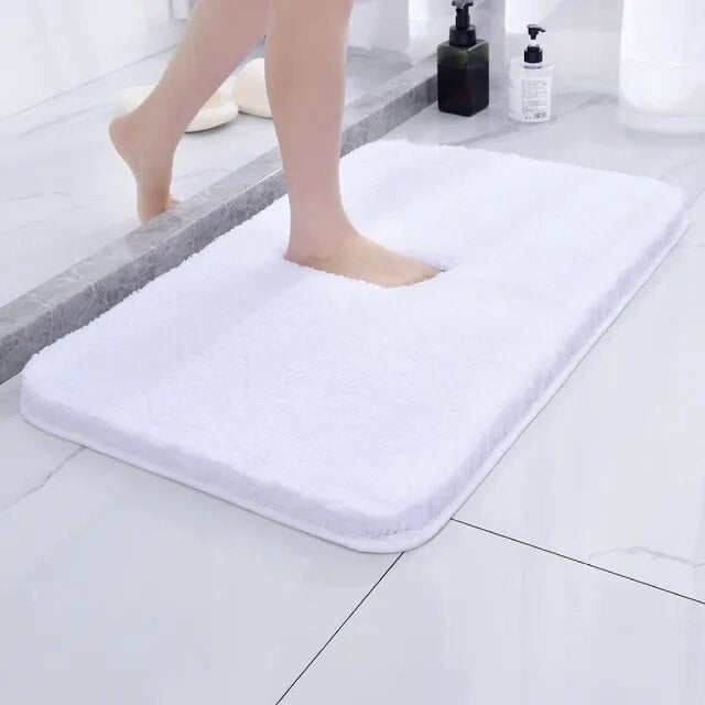 Tapis de bain antidérapant en microfibre à séchage rapide 50 x 80 cm Luxe Confort Sécurité