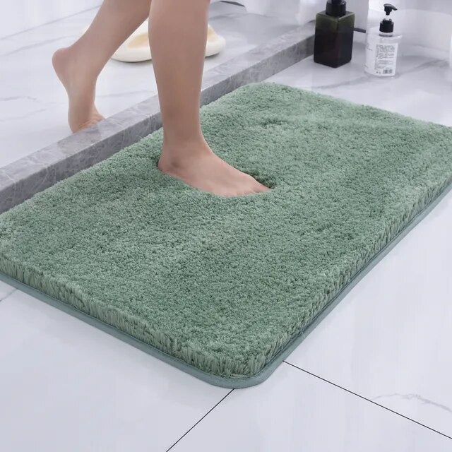 Tapis de bain antidérapant en microfibre à séchage rapide 50 x 80 cm Luxe Confort Sécurité