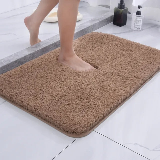 Tapis de bain antidérapant en microfibre à séchage rapide 50 x 80 cm Luxe Confort Sécurité