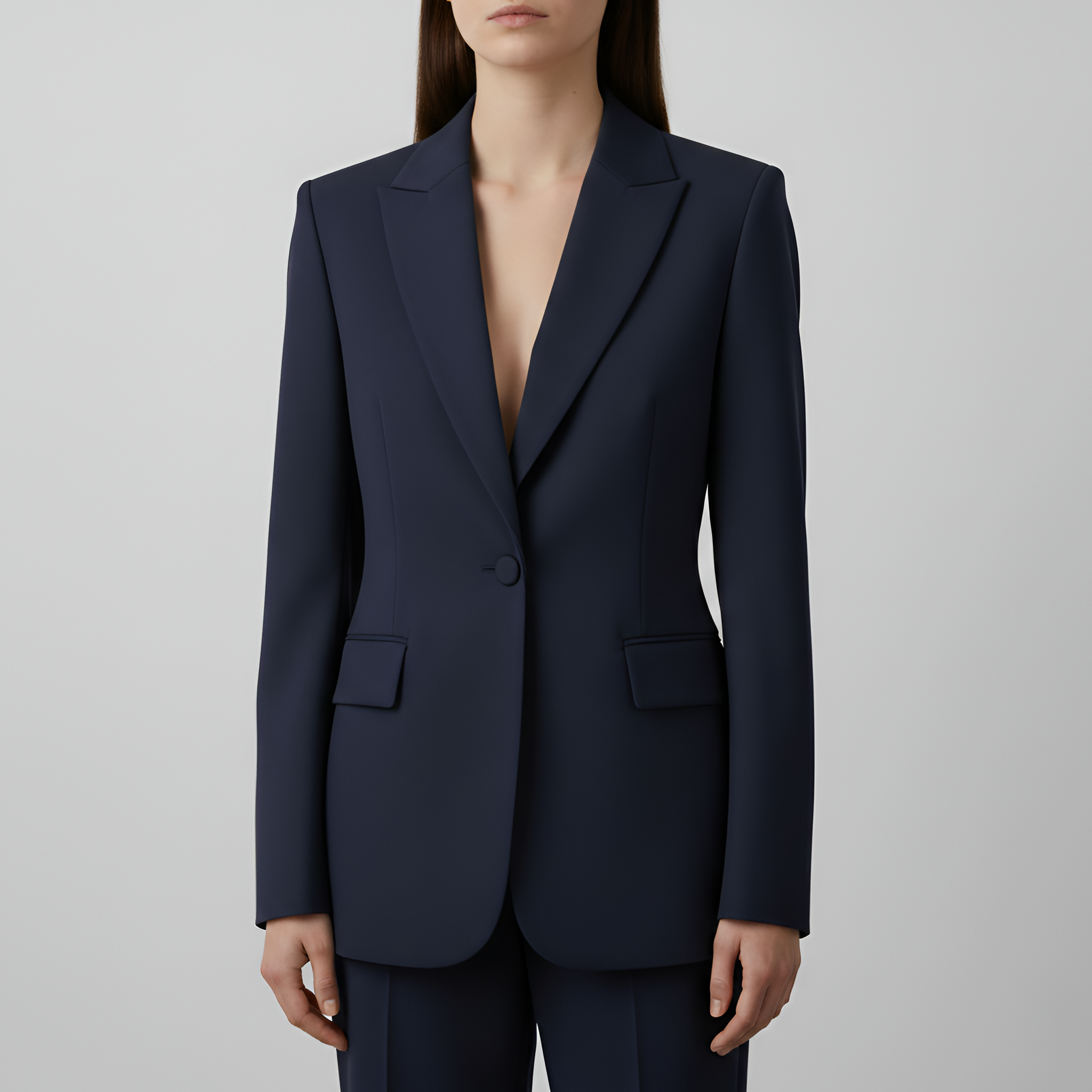 Blazer Tailleur Femme Ajusté Moderne