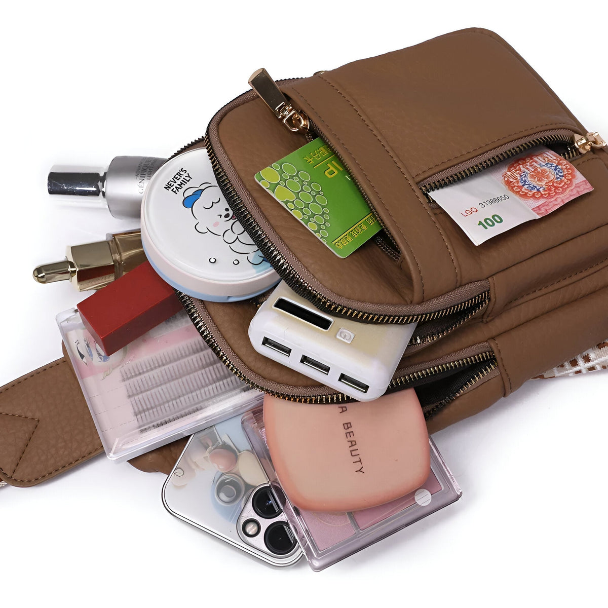 LuxuraGuard Chic Sac à Bandoulière | Design Élégant Anti-Vol pour un Usage Quotidien Sûr