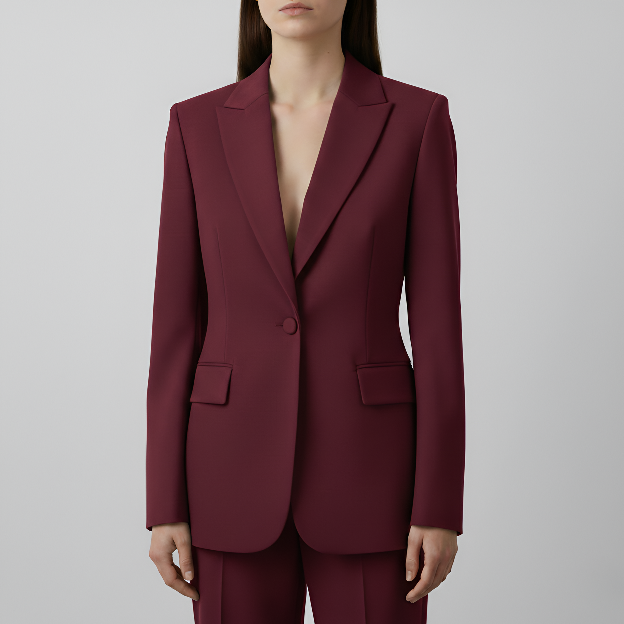 Blazer Tailleur Femme Ajusté Moderne