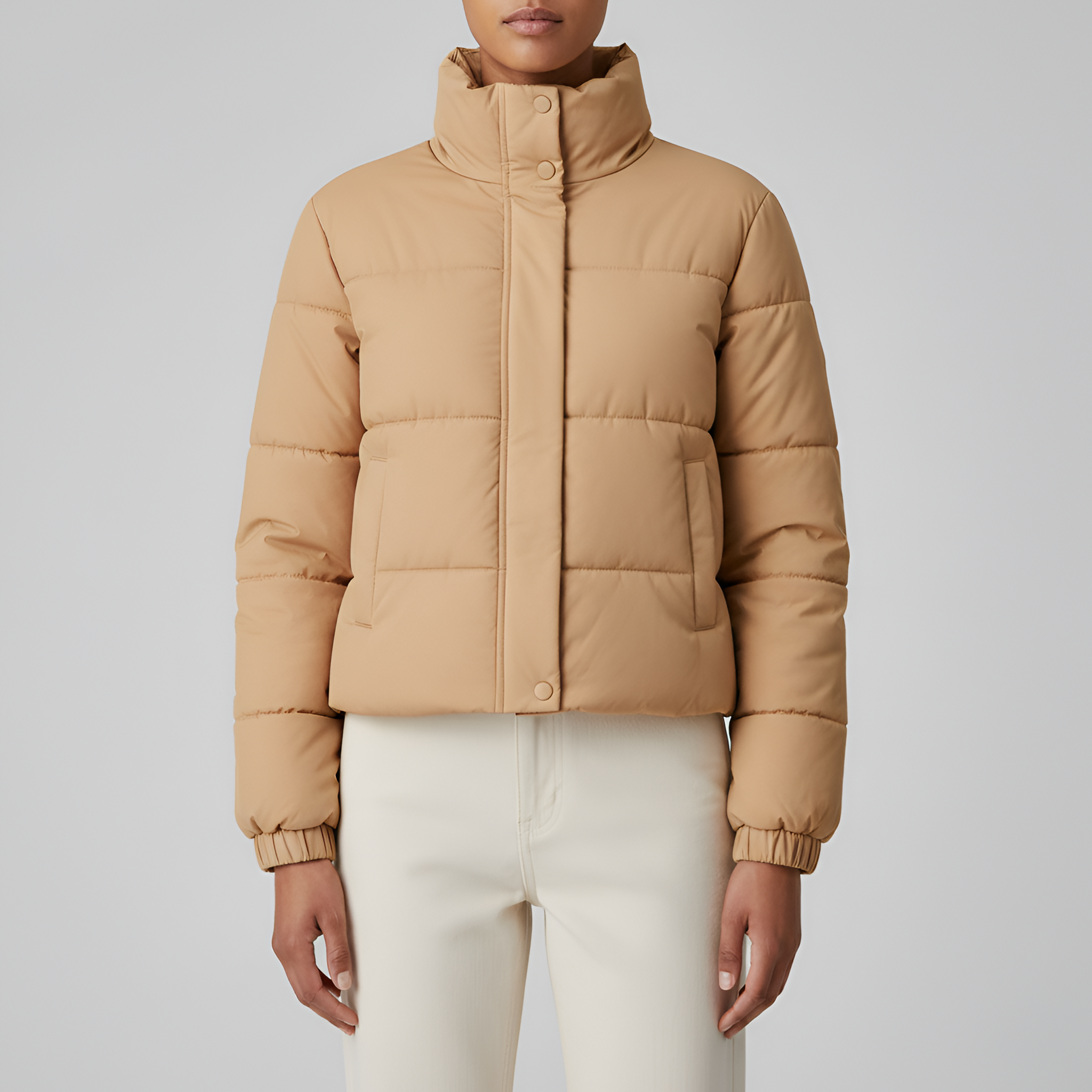 Veste Puffer Légère Femme Coupe Moderne