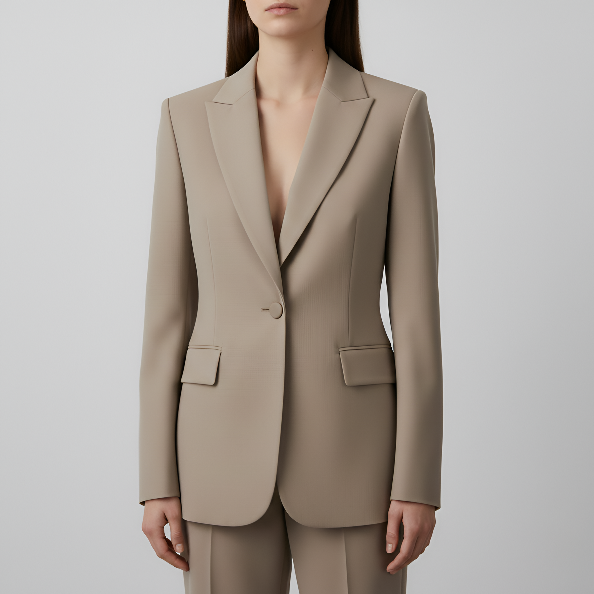 Blazer Tailleur Femme Ajusté Moderne