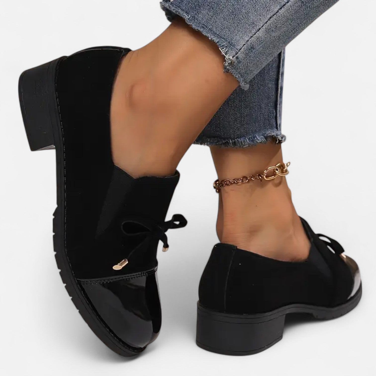 Eliaro Moda | Mocassins Rétro Nœud Femme