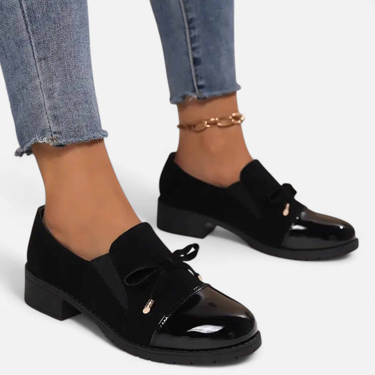 Eliaro Moda | Mocassins Rétro Nœud Femme