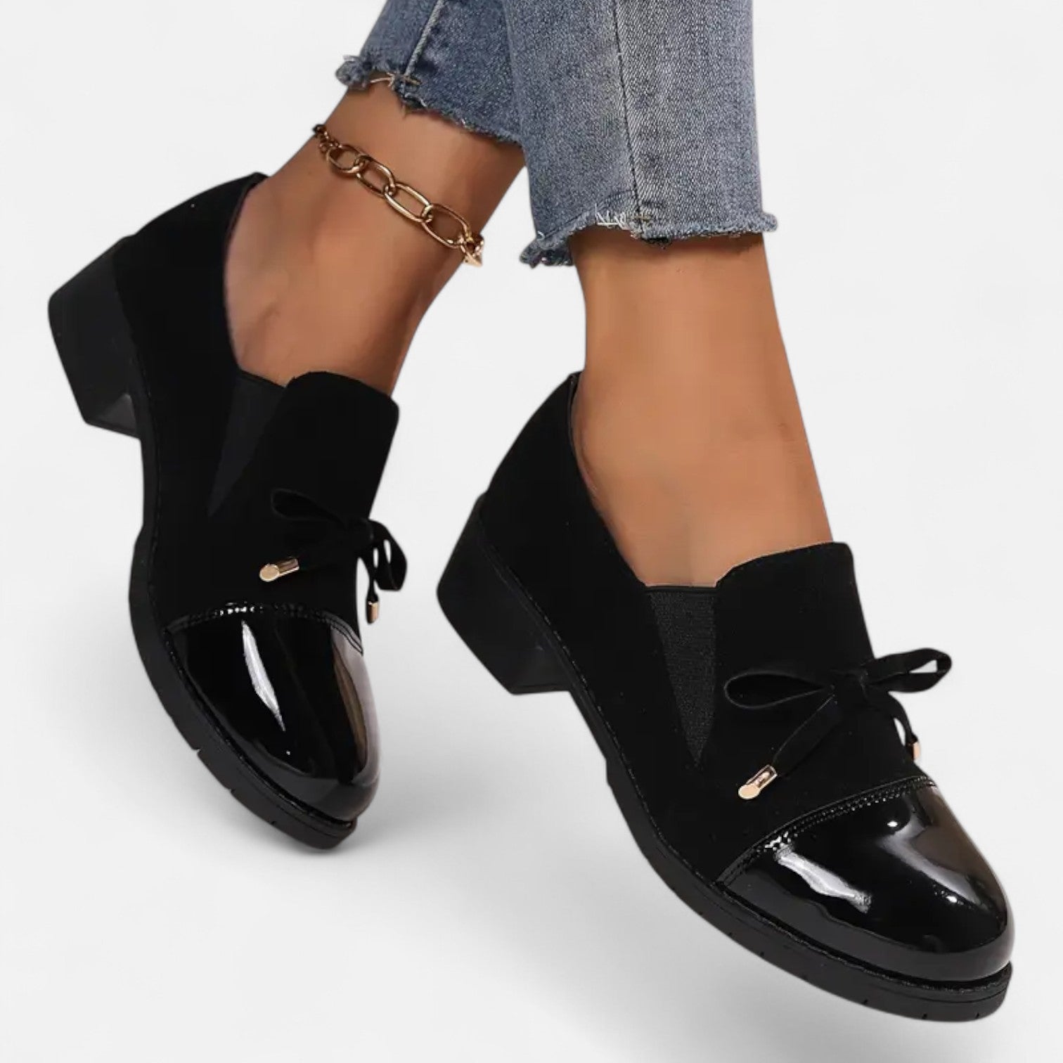 Eliaro Moda | Mocassins Rétro Nœud Femme