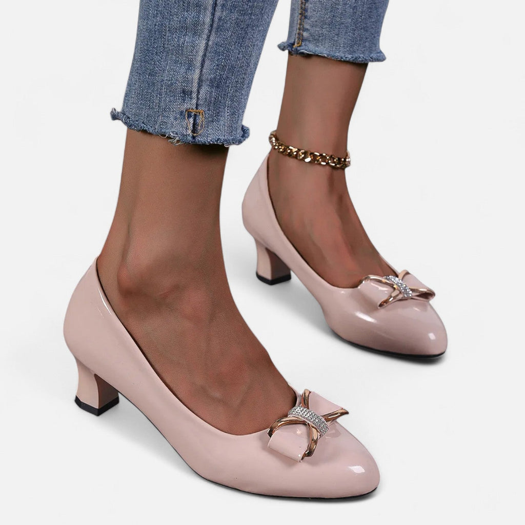 Eliaro Moda | Talons Hauts Nœud Cristal Femme