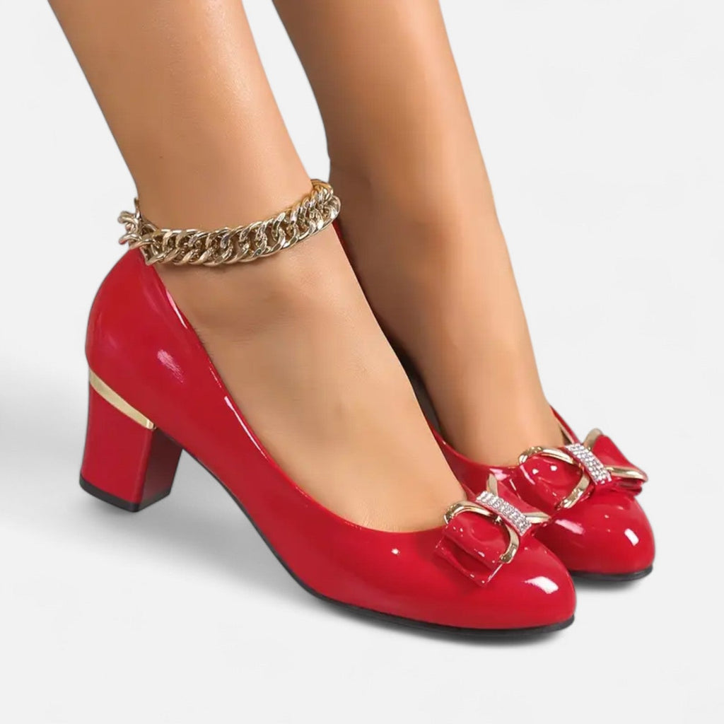 Eliaro Moda | Talons Hauts Nœud Cristal Femme