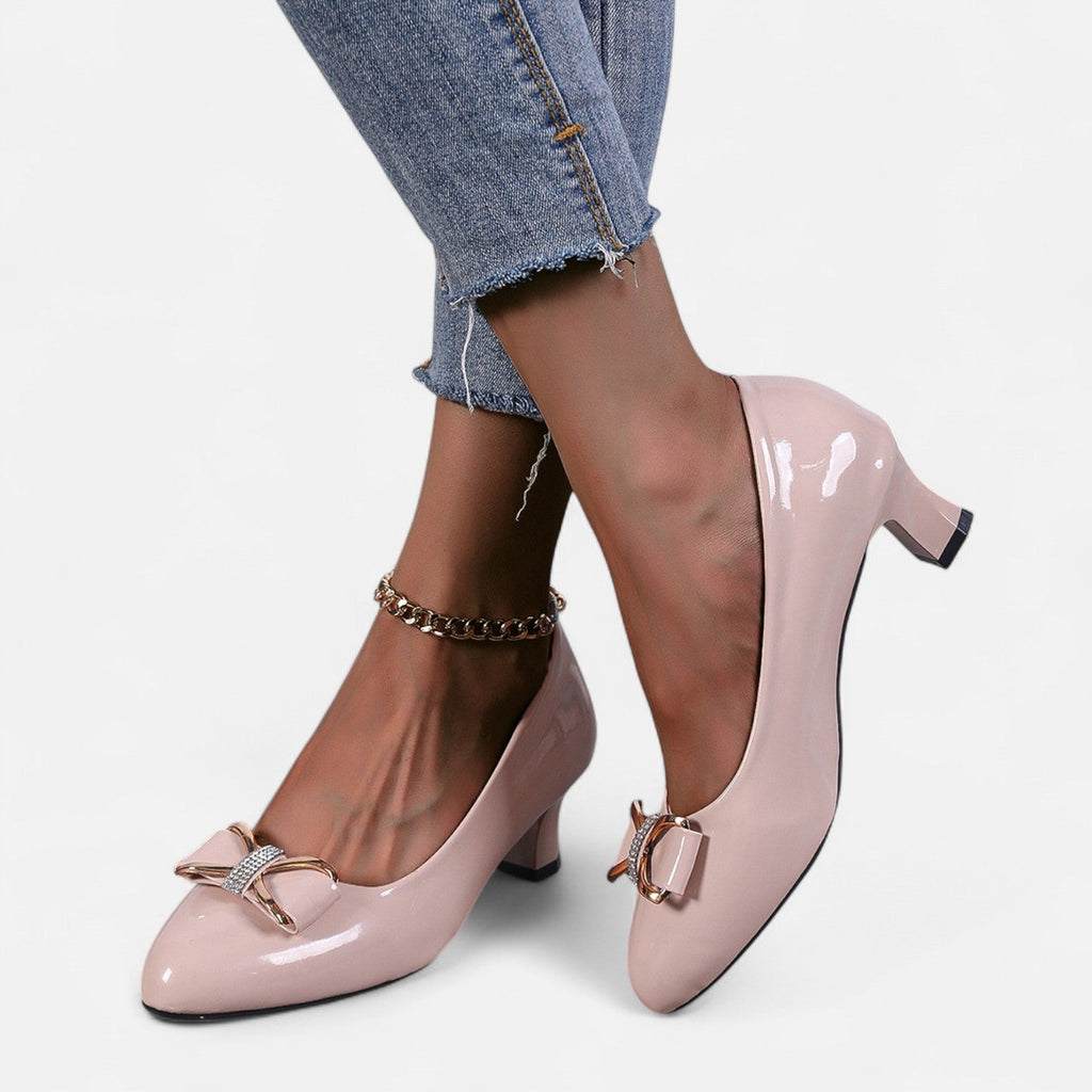 Eliaro Moda | Talons Hauts Nœud Cristal Femme