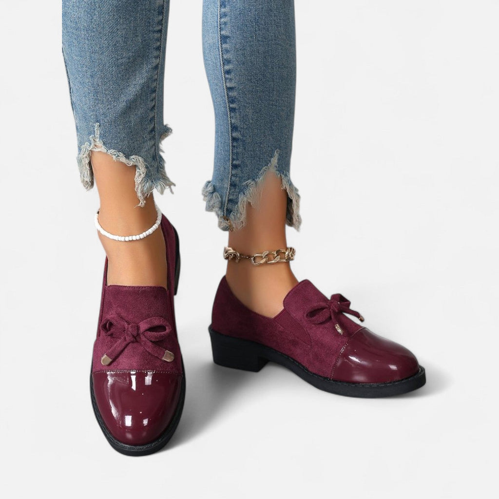 Eliaro Moda | Mocassins Rétro Nœud Femme