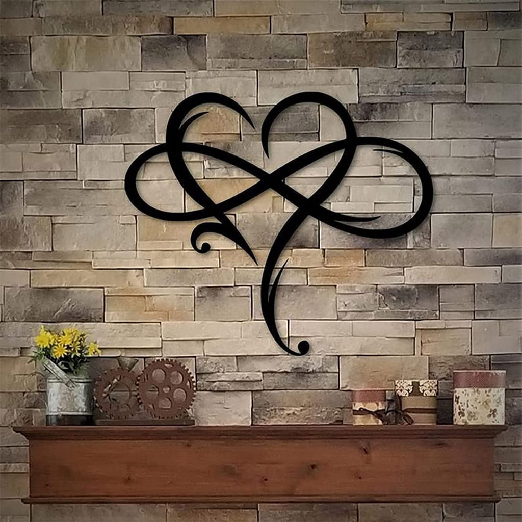 Frendorf Décoration Murale Cœur Infini Symbole d'Amour Éternel