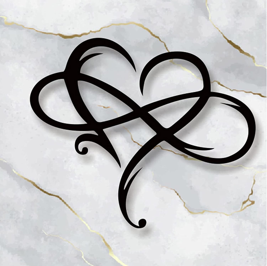 Frendorf Décoration Murale Cœur Infini Symbole d'Amour Éternel