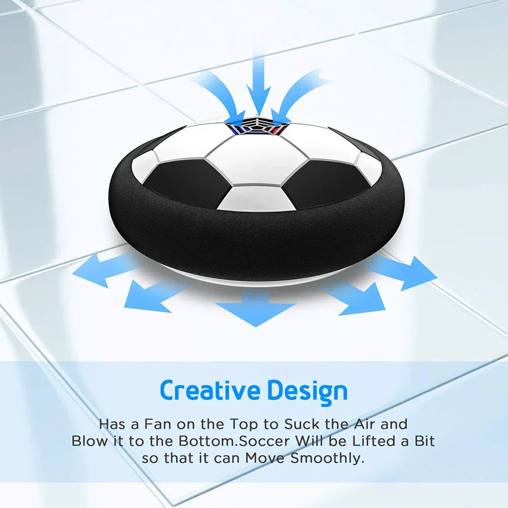 Ballon de Football Flottant avec LED et Musique - Jouet Sportif Interactif