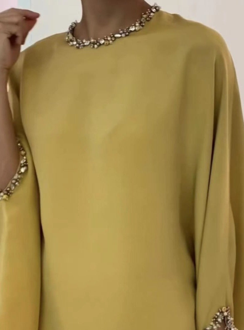 Ensemble de robe à perles américaines